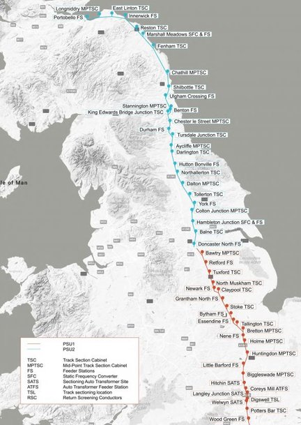 East Coast Mainline increases power supply with £216.2M contract award